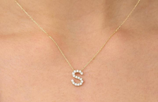9 Pieces Letter Necklace