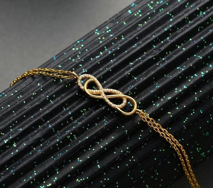 3x Diamond Infinity Bracelet
